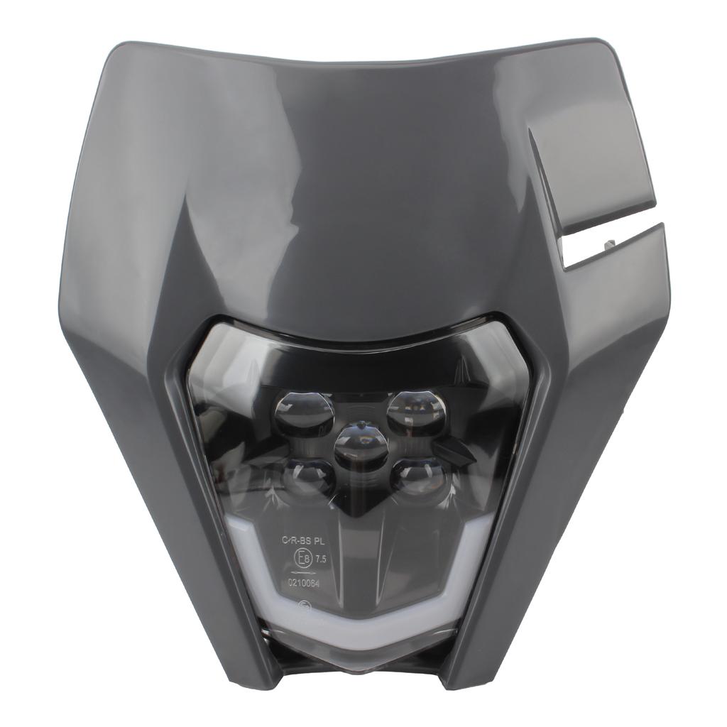 For KTM Headlight Plate Motorcycle Dirt Bike Led Headlights Enduro EXC 300 XC SX 125 250 350 450 Motocross Headlamp