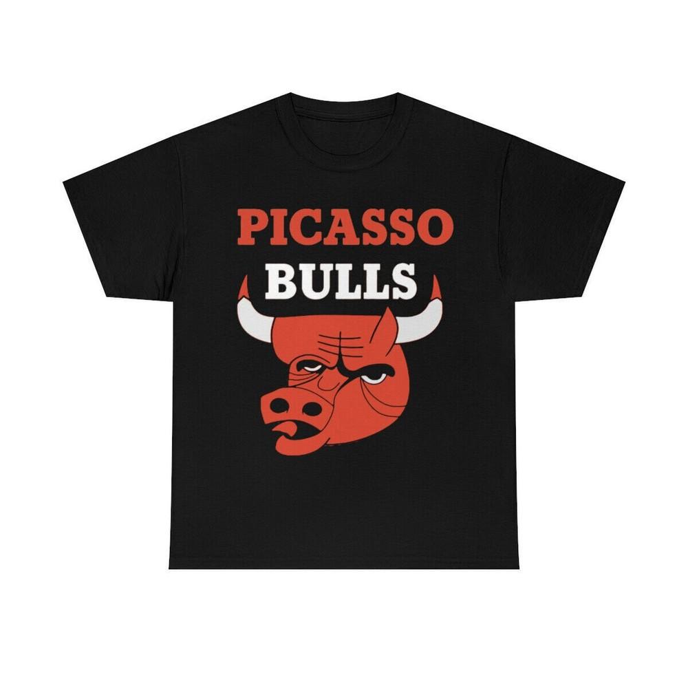 

Picasso Bulls TShirt Funny Picasso Bulls Shirt All Sizes Unisex T-Shirt XXL