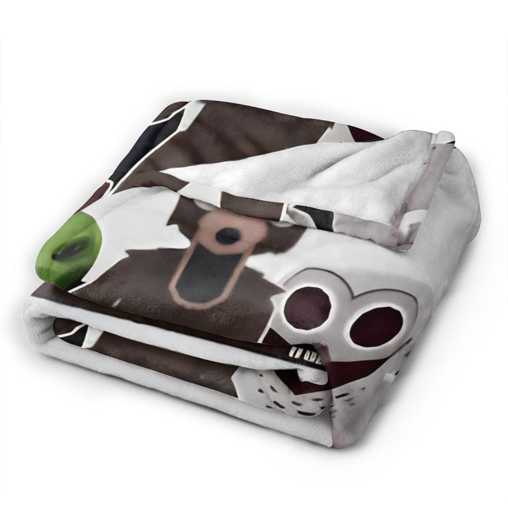 99 Notti nella Foresta La Stampa del Cervo Coperte Plaid Gioco Horror per la Casa Coperta Lavorata a Maglia da Viaggio Super Morbida Traspirante