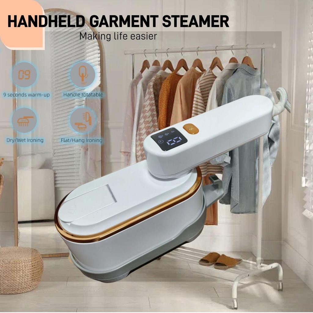 Bestseller Faltbarer Handdampfglätter mit Drei-Geschwindigkeits-Digitalanzeige für Zuhause und Reisen