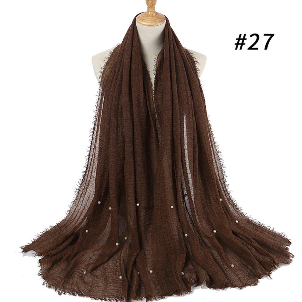 95x180cm tamaño de gran tamaño MUJER MUSLIMA MUJER MAXI MAXI CRINCLE HIJAB Bufanda 95x180cm tamaño de gran tamaño MUJER MUSLIMA MUJER MAXI MAXI CRINCLE HIJAB Bufanda