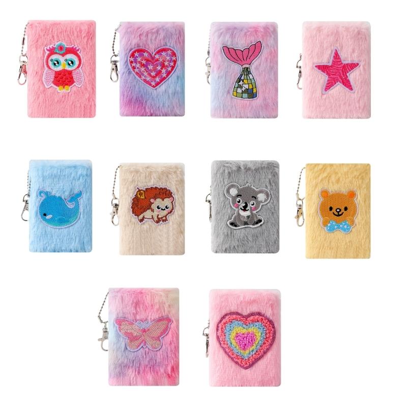 Mini Plush Writing Pad Ergonomic Pocket Notebook Recycled Paper Notepad For Office School Essential
