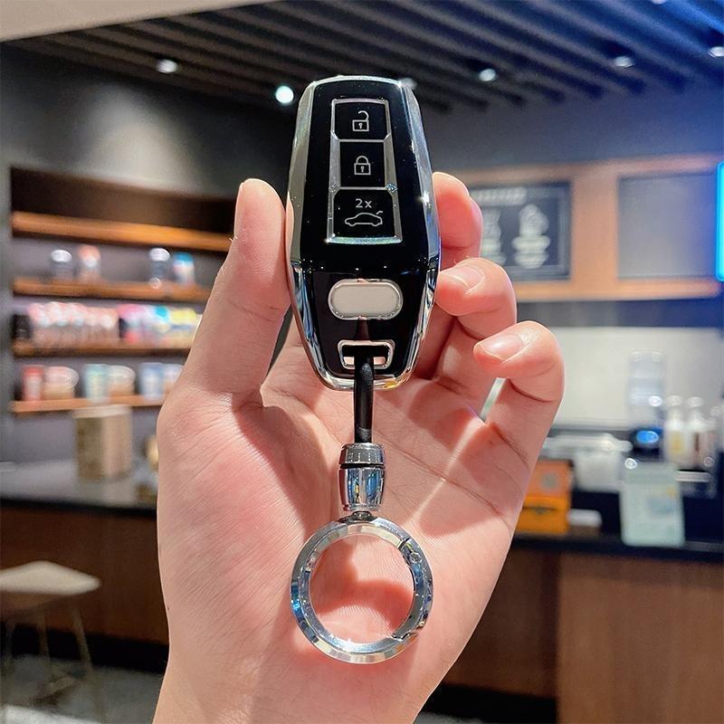 New TPU Key Case Shell Car Key Cover for  A3 A5L Q6 A6L Q5 New 2025 Shape Car Remote Control Protective Shell Accessories