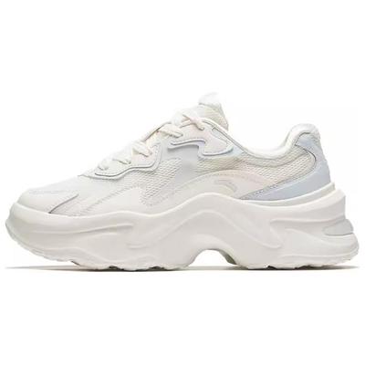 Zapatillas casuales de corte bajo cómodas, transpirables, antideslizantes y duraderas para mujer, blancas y grises 122438889-4