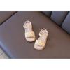 Girls' Fashion Woven Sandals Soft-Sole Open-Toe Princess Shoes for Toddlers Elegant Youth Shoes Cute Girls Sandals