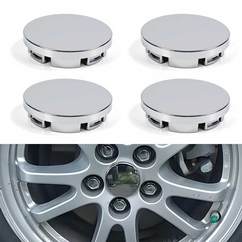 AAWA1 4Pcs Universal 56mm Car Wheel Center Cap - Durable Tyre Hub Cover Compatible Compatible for Vehicles High Quality Replacement