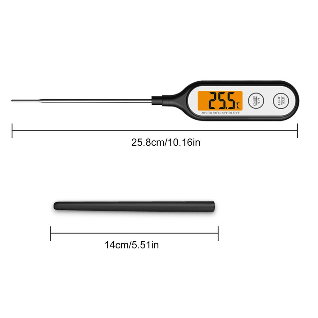 Kitchen Digital Food Thermometers For Accurate Temperature Measurement In Cooking & Baking With Easy To Read LCD Display