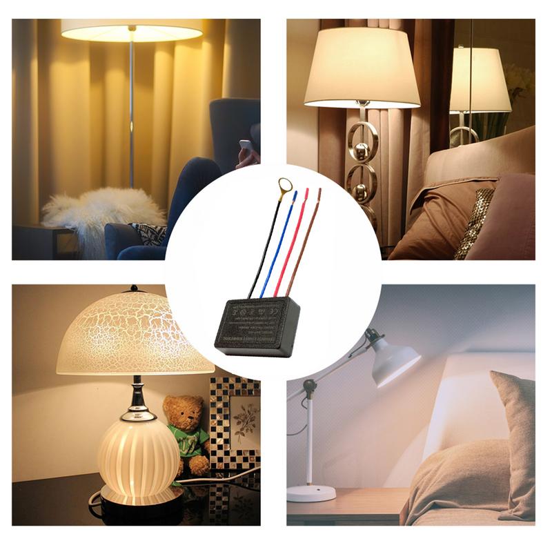 220V Touch Light S Witch 3-stage Dimming Dimmers Table Lamp Dimmer Control Module Sensor Replacement Repair Accessories KSY-413A
