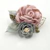 Korean Fashion Cloth Art Handmade Fabric Flowers Brooch Pin Ladies Lapel Pins Collar Shirt Leaves Brooches For Women Accessories