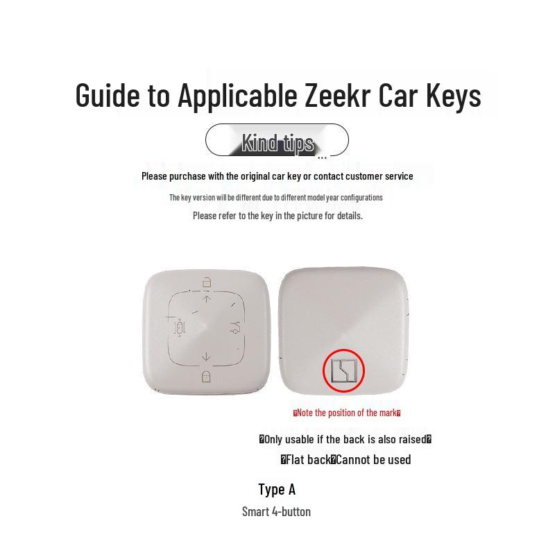 Zeekr 001 Key Case for 2025 Model 7x/007/009, Zeekr X & Fidget Spinner – Women's Edition