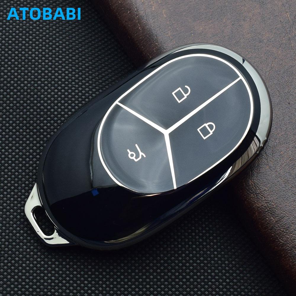 Tpu Car Key Cover Smart Keyless Entry Remote Control Fobs Cases Protector Auto Accessories For Nio Et7 Et5