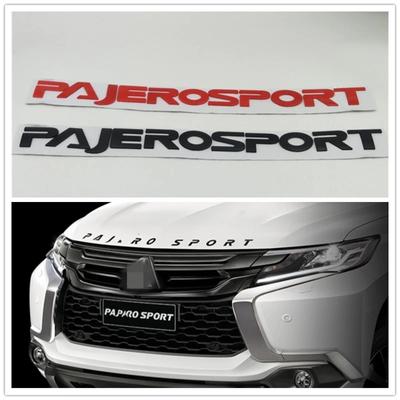 Pro Mits+ubishi Pajero Sport Přední kapota Znak Logo Typový štítek Odznak Písmena Nálepka na auto