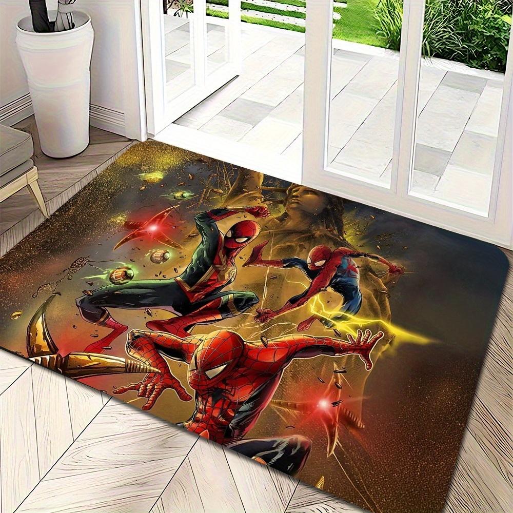 1pc Floor Mat, Superhero & Classic Movie Hero Themed Design, Multiple Sizes, Suitable for Living Room, Bathroom, Kitchen, Hote