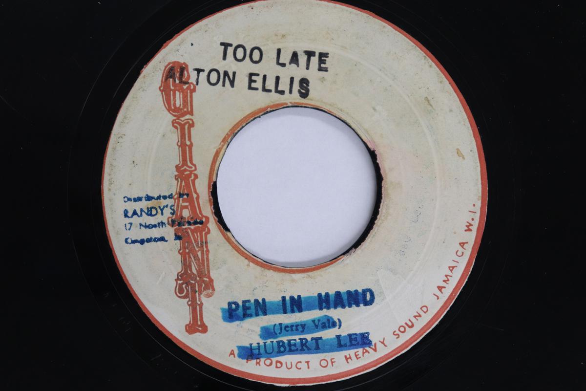 

7inch Record ALTON ELLIS - Too Late none Giant Jamaica Reggae, Ska & Dub Used