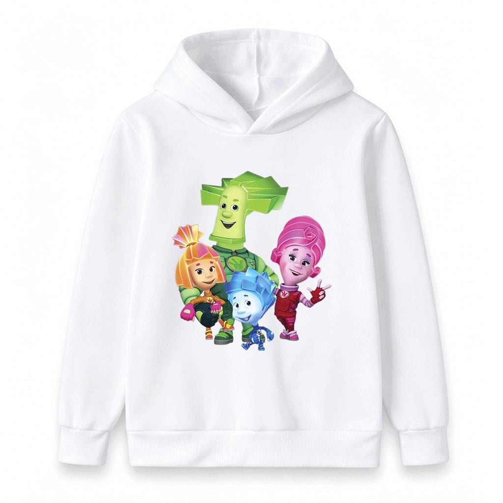 Kids Boys Girls Hooded Sweatshirt, Cute The Screaming Cartoon Print Casual Pullover Hoodie for Children Daily Wear