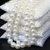 50/400 PZ Perle di Plastica ABS Perline Rotonde Sfuse Artigianato Per la Creazione di Gioielli alla Moda Acrilico Fai da Te Perle Imitazione 4mm/6mm/8mm/10mm/12mm