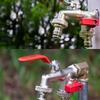 Zinc Alloy Garden Bibcock 1 Inlet 2 Outlet Dual Nipple Outdoor Balcony Faucet Industrial Home Irrigation Water Valve Wall Faucet