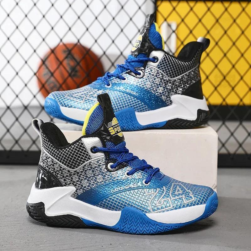 Professional Basketball Sneakers for Children Brand Fashion Waterproof Basketball Sport Shoes Kids Trainers Basket Garcon Enfant