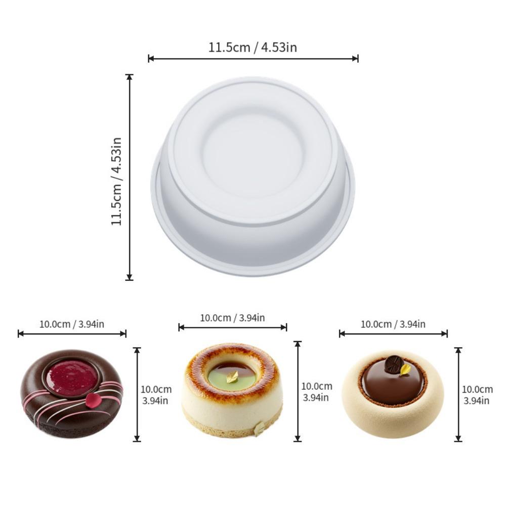 4 inch Chocolate Dessert Mold Food-Grade Silicone French Pastry Baking Mold  Pastry Making