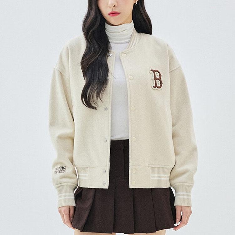 New MLB Varsity Series Boston Red Sox Baseball Jerseys Unisex Apricot 3AJPV0134-43BGL