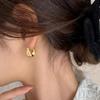 Vintage 925 Silver Earrings for Women Girls Ear Hoop Versatile Round Circle Drop Earrings Fashion Party Jewery Gifts