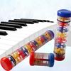 Orff Percussion Instruments: Plastic Rain Stick, Rainbow Stick, Hourglass Maracas for Kindergarten Performances