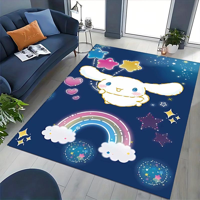 Anime Cartoon Design Chair Mat - Non-Slip Carpet for Office Chairs, Festive Gift, Suitable for Home Decor, Living Room, Bedroom, Game Room, and Dormit