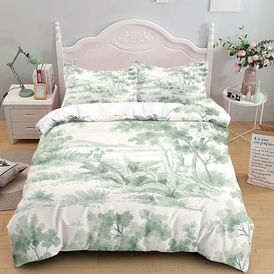 Comfortable Stylish Pattern Duvet Cover Set With Duvet Cover And Pillowcases King Queen Twin Sizes For All Ages