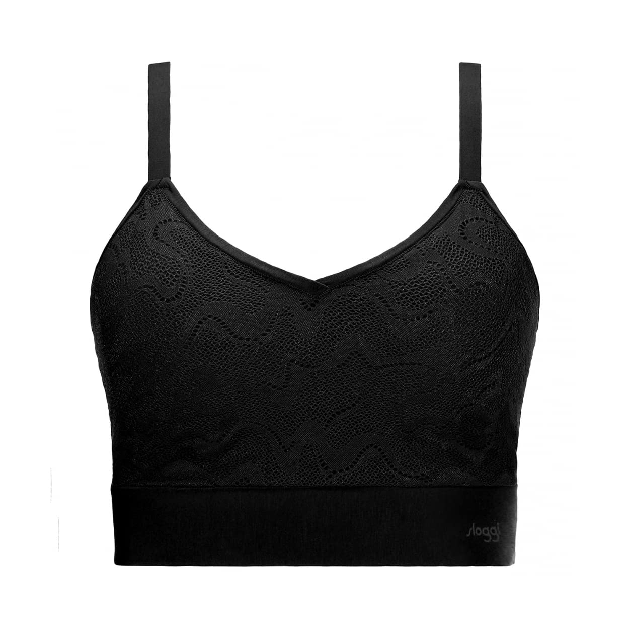 

Sloggi Go Lace Полутоп с 0004 LL3L Размер [Triumph] Чашки по всему периметру, Большой, (черный),