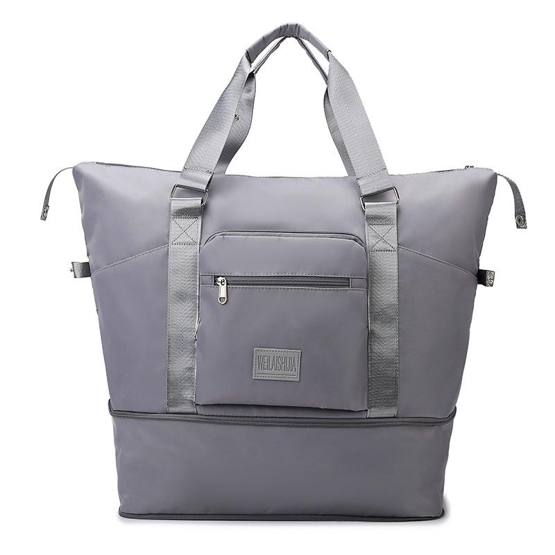 Multi-functional, Expandable, Large-capacity Portable Travel Bag with Dry and Wet Separation, Sports Folding Fitness Bag with A Pull Handle