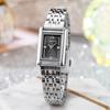 Luxury Brand Rhinestone Square Dial Quartz Watch Fashion Woman Steel Strap Wristwatch Dropshipping Clock Relogio Montre Femme