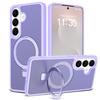 2026 Suitable for Samsung S26ultra Mobile Phone Case Magnetic Suction 25 + 2-in-1 Anti-drop S26plus Bracket Protective Case