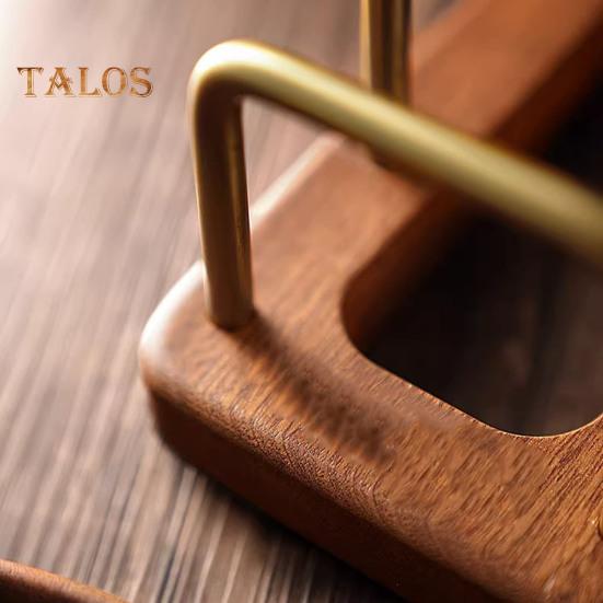 Kitchen Chopping Board Rack with Wood Base Multi Layer Design Stable Pot Lid Holder Baking Pan Storage Organizer