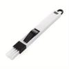 10/1  Window Track Cleaning Brush Detachable Door and Window Eaves Brush,Glass Corner Cleaner,Plastic Edge Gap Cleaner That Does Not Require Charging