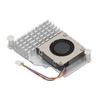 for Pi 5 Cooler Replacement Aluminium Alloy Temperature Controlled PWM Speed Control Cooling Fan for Pi 5 4GB 8GB