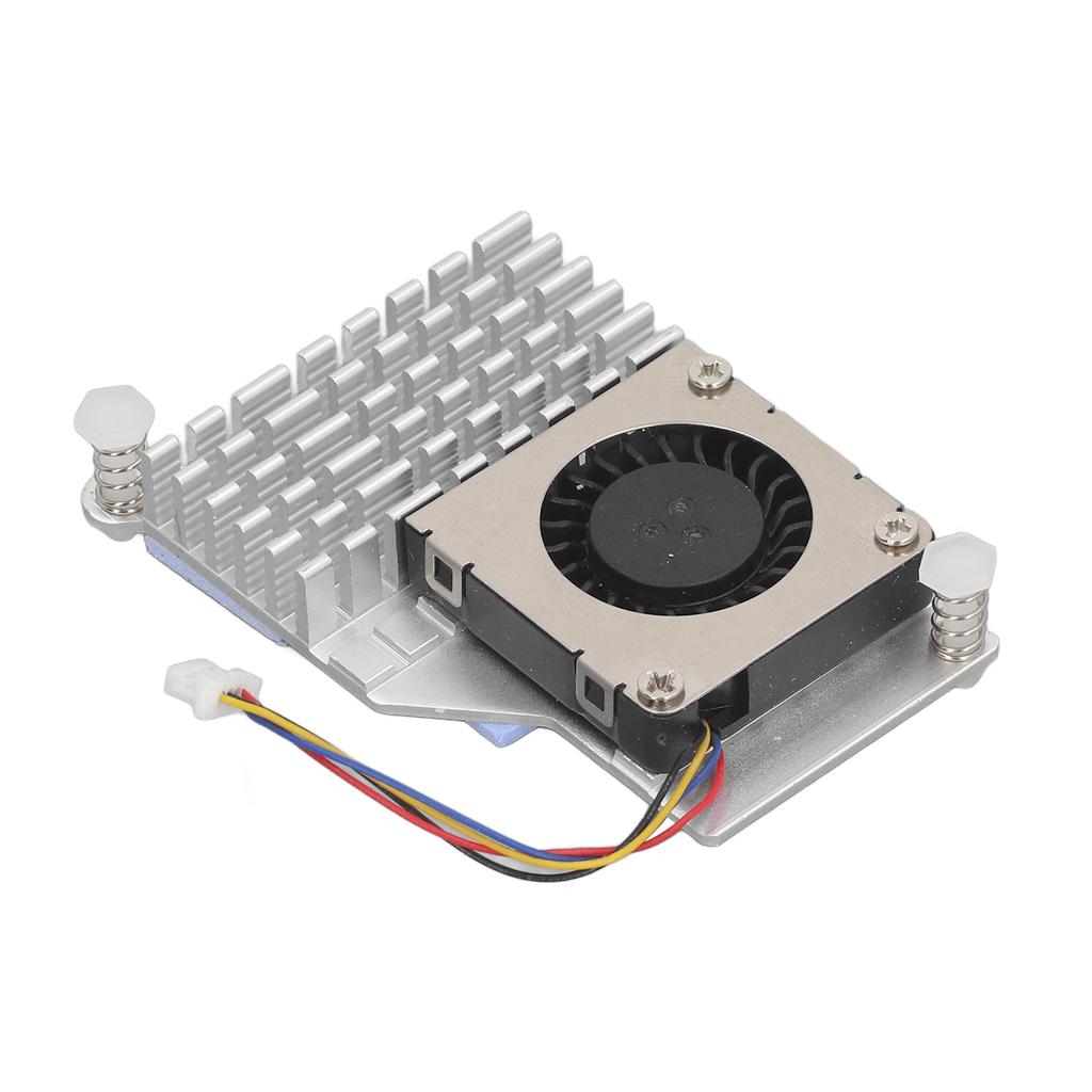 for Pi 5 Cooler Replacement Aluminium Alloy Temperature Controlled PWM Speed Control Cooling Fan for Pi 5 4GB 8GB