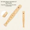 Traditional Flute Recorder Wooden Recorder Portable 6 Holes Clarinet Instrument Music Flute Kids Educational Toy
