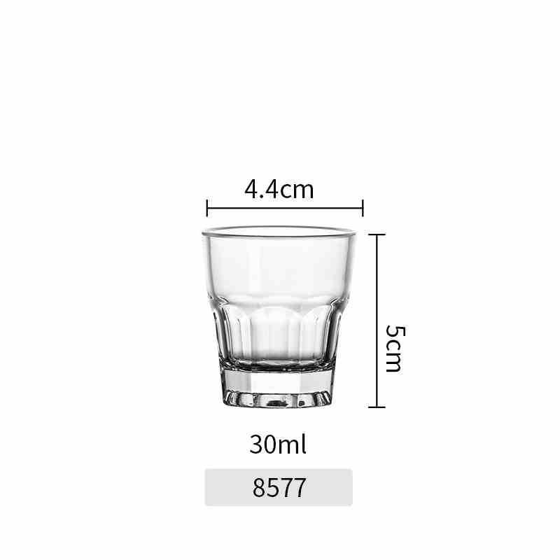 Small Acrylic Baijiu Shot Glass, Thick-Bottomed, Perfect for Strong Liquor Cocktails