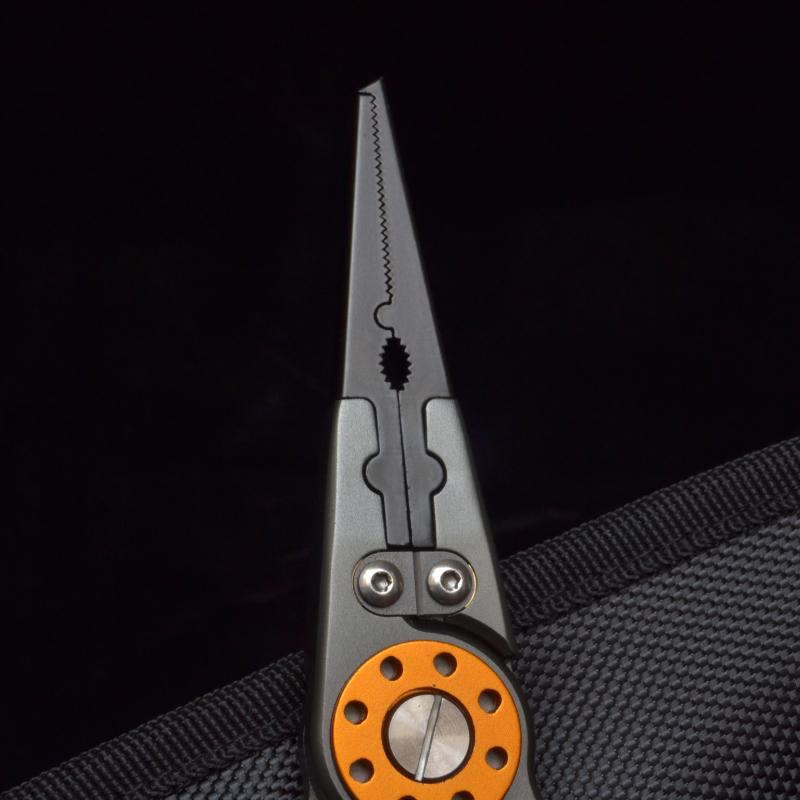 2pcs/set Multi-function Fishing Clamp Control Outdoor Fishing Helper Open Loop Hook PE Wire Cutting Scissors Aluminum Alloy Fishing Tools