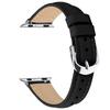 Watch Band For Apple Watch Series 10 Ultra 9 8 7 SE 6 5 4 3 2 1 46mm 49mm 45mm 44mm 42mm Genuine Cow Leather Strap with Silver Buckle