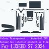 For LUXEED S7  2024 Gearbox Panel Navigation Screen Automotive Interior TPU Protective Film Cover Anti-Scratch Sticker