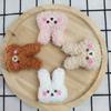 Cartoon Cute Blush Rabbit Plush Toy Pendant Korean Version Ins Animal Doll Clothing Accessories Bag Accessories