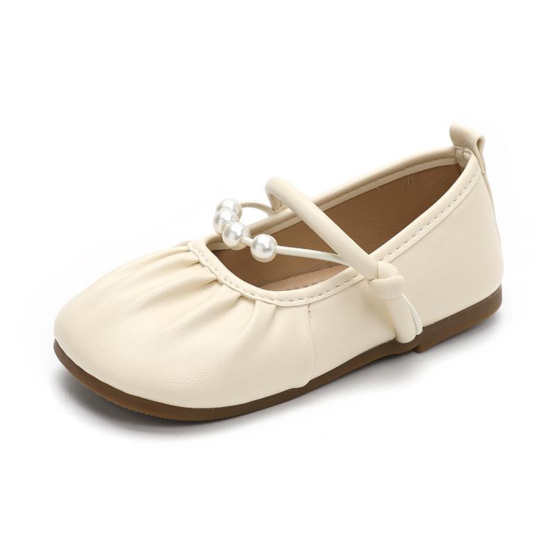 Mädchen Lederschuhe Sommer 2025 neue Kinder Baby Ballett Einzel Schuhe Mädchen Mode Ausländischer Stil mit Rock Prinzessin Schuhe