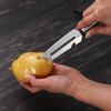 Four Uses Peeler Multifunctional Stainless Steel Fruit Knife Peeler Fish Scales Scraper Bottle Opener 4 In 1 Kitchen Gadget