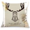 Pink Ins Fresh Plush Printed Pillow Case Creative Nordic Sofa Pillow Design Waist