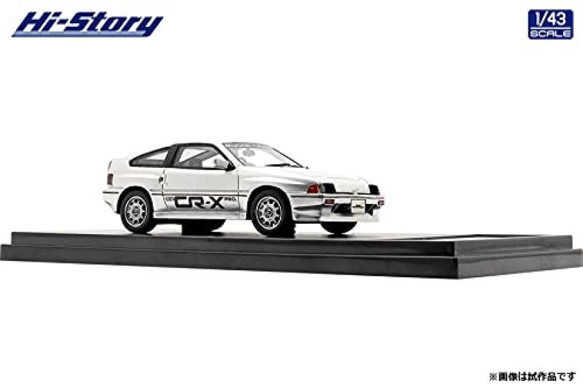 Hi Story Honda Mugen PRO Silver Finished Product HS342SL 1/43 CR-X (1984)