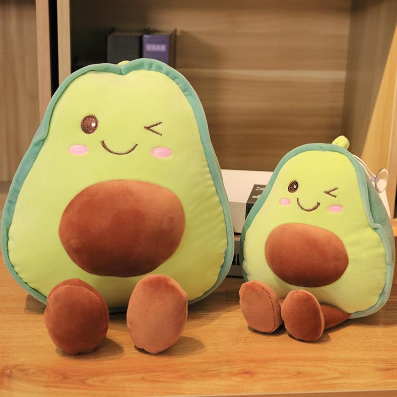 30CM Kawaii Cartoon Simulation Anime Avocado Stofftier Plüschtier Kinder Avocado Handgemachte Puppe Festival Geschenk