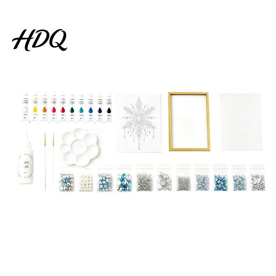Educational Toys for Kids DIY Christmas Tree Jewelry Craft Kit Faux Crystal Bead Ornament Making Gift Components Set Adults Creative Holiday