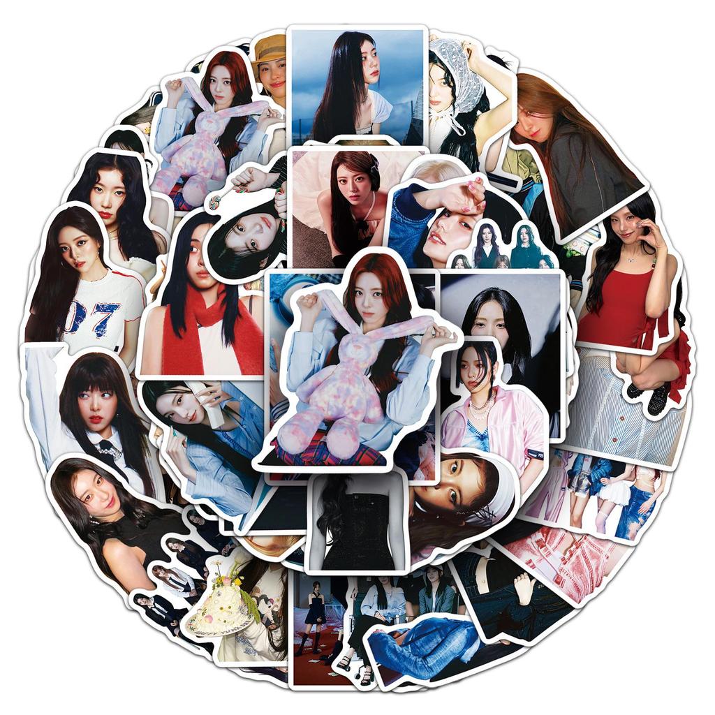 50 ITZY Stickers: Trendy Korean Idol Lia for DIY Planners & Laptops