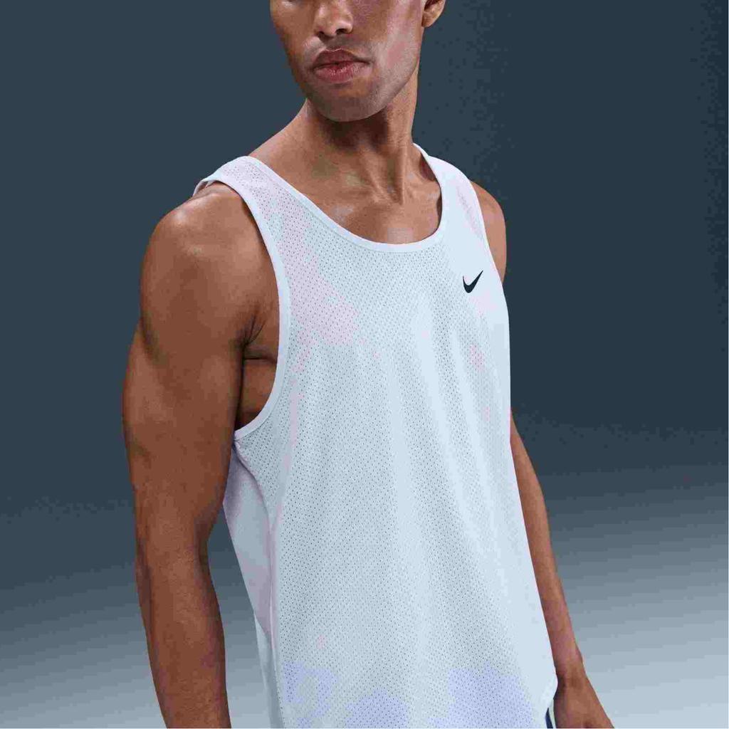 New Nike Tank Top Men's 100 White/Black HV7073-100
